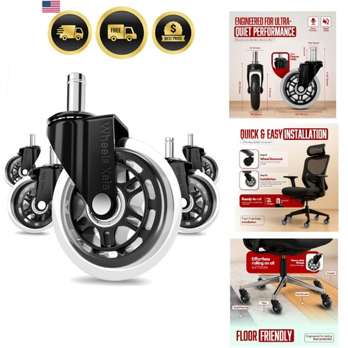 Office chair caster wheels - office,