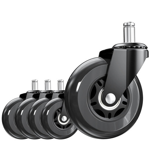 Inch office chair wheels - inch, set